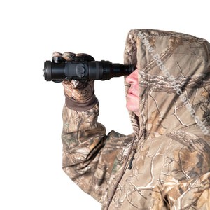 Bering Optics Super-Yoter C "Dedicated" Thermal Clip-On Attachment Shown Being Used As A Handheld After Conversion To A Thermal Monocular With 2.0x Detachable Eyepiece