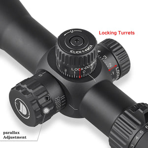 Discovery Optics HT 3-12X40 SF First Focal Plane Hunting Riflescope With Illuminated Reticle, HT (High Transmittance) Multicoated Glass, Aircraft-Grade Aluminum One-Piece 30mm Tube And Premium Turrets