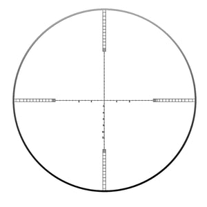 MOA Subtension Values For Reticle Of Discovery Optics MS 3-9X40 Second Focal Plane Hunting Riflescope With Fully Multicoated Glass, Aircraft-Grade Aluminum One-Piece 1-inch Tube And Covered Turrets