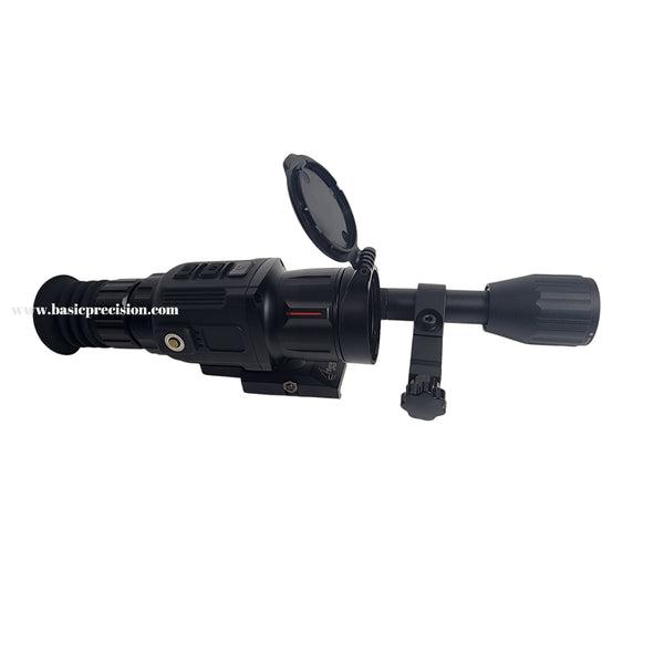 Load image into Gallery viewer, Bering Optics Hogster Charge Digital Night Vision Sight With External Picatinny-Mountable Rechargeable Battery Pack For Day And Night Hunting Shown With Included IR Flashlight