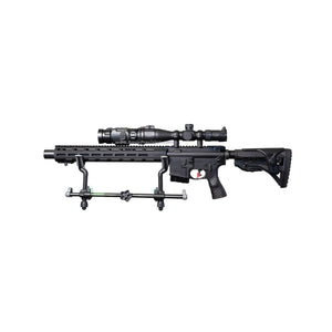 Bering Optics Hogster-C Thermal Clip On Installed on AR-15 Daytime Scope With Throw Lever Adapter