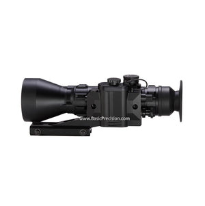 Side View of Bering Optics D-750 Elite Night Vision Sight On A Rifle. This NV Scope Is Suitable for Night Hunting, Nighttime Law Enforcement Operations, Tactical Engagements And Other Military Applications
