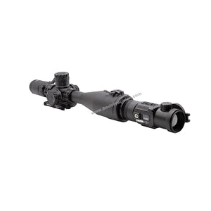 SUPER YOTER-C Thermal Clip-On Unit with 50mm lens and 640x480 pxl. resolution by Bering Optics installed on A Daytime Scope Using Through-Lever Adaptor