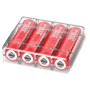 Bering Optics Super Yoter LRF & Super Hogster LRF Rechargeable Lithium AA Batteries Are Shown I A Plastic Case