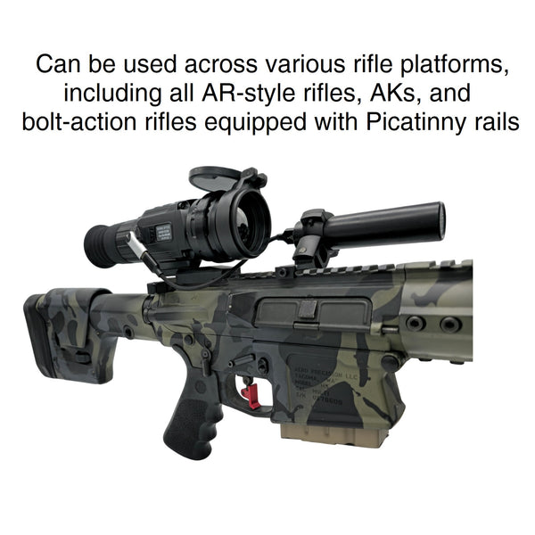 Load image into Gallery viewer, Bering Optics Thermal Rifle Scope with External Picatinny-Mountable Rechargeable Powerbank For Whole Night Hunting