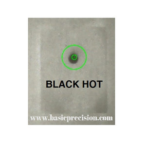 Thermal Target For Zeroing Thermal Sights Is Clearly Visible Through Bering Optics Super Hogster Thermal Scope In The "Black Hot" Mode