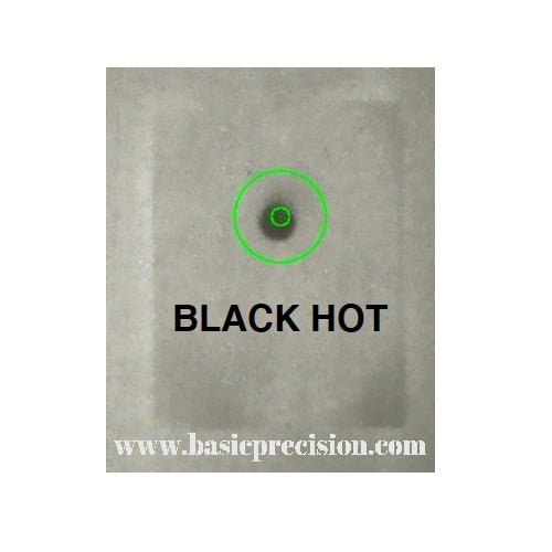 Load image into Gallery viewer, Thermal Target For Zeroing Thermal Sights Is Clearly Visible Through Bering Optics Super Hogster Thermal Scope In The "Black Hot" Mode