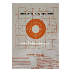 Bering Optics Thermal Target For Zeroing Thermal Scopes Is Shown On A Standard Paper Target