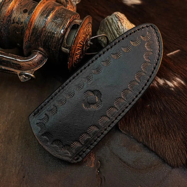 Load image into Gallery viewer, 8.3" Handmade Damascus Hunting Knife – Full Tang Wood Handle