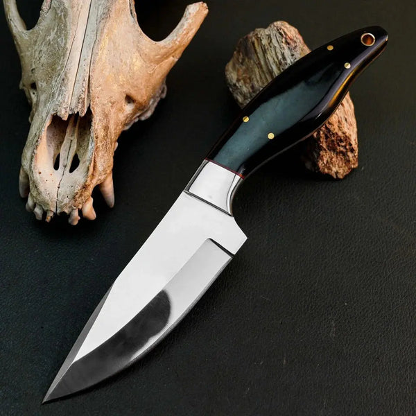 Load image into Gallery viewer, 8.6" Handmade Drop Point Skinner Knife – Full Tang Resin Handle