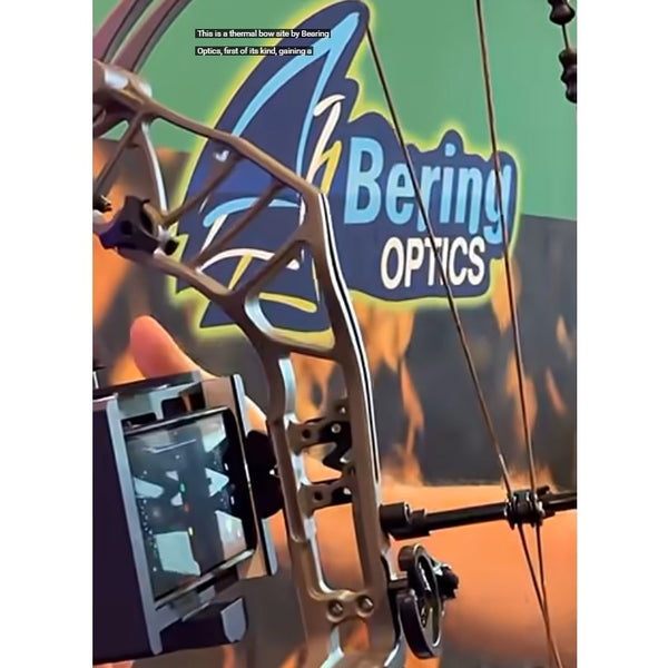 Load image into Gallery viewer, Hogster Bowster Bow Thermal Sight - a new Bering Optics bow-mounted thermal sight for hunting with confidence in both day and night conditions using one dedicated bow sight system with daytime and thermal modes.