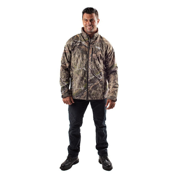 Load image into Gallery viewer, Sahara Men's Heated Hunting Jacket - Mossy Oak Camo