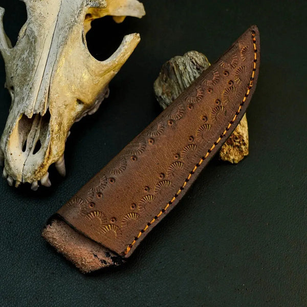 Load image into Gallery viewer, Cedar Ridge Stainless Steel Hunting Knife – Full Tang Micarta Handle