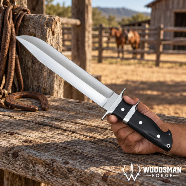 Load image into Gallery viewer, Frontiermark Pioneer Bowie Knife – High Carbon Stainless Steel & Micarta