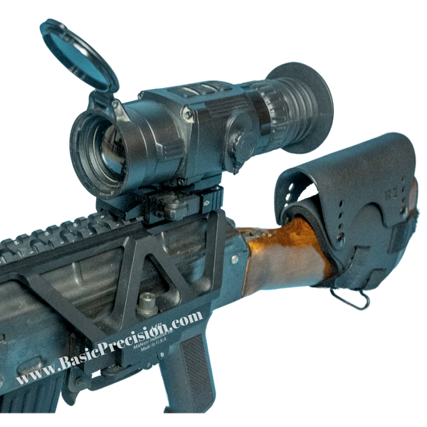 Load image into Gallery viewer, Bering Optics Super Hogster / Hogster Vibe Thermal Sight For Night Hunting Is Shown Installed On An AK Platform Rifle