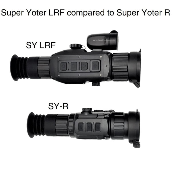 Load image into Gallery viewer, Bering Optics Super Yoter LRF Thermal Scope Shown Compared to Super Yoter R Thermal Weapon Sight