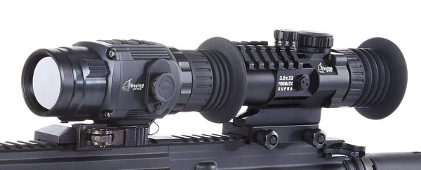 Load image into Gallery viewer, Bering Optics Tactical Picatinny Mount and Light Suppressor for Bering Optics Hogstar and Super Yoter thermal clip-on attachment