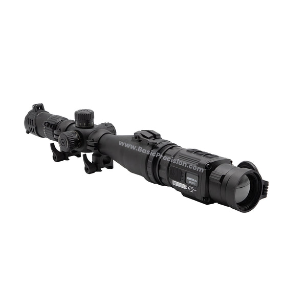 Load image into Gallery viewer, Bering Optics Hogster-C Thermal Clip On Installed on a Daytime Scope With Throw Lever Adapter
