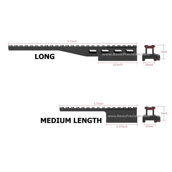 Load image into Gallery viewer, Bolt-Action Rifle Picatinny Mount Extender for Bering Optics Thermal Scopes
