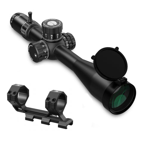 Discovery Optics ED-PRS GEN-II 5-25X56mm Riflescope With Extra Low Dispercion Premium Glass And 34 mm 20 MOA Cantilever Picatinny Mount Base