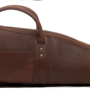 Premium US Leather Scoped Hunting Rifle Case