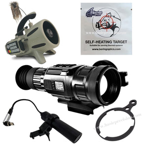 Night Hunting Bundle With Bering Optics Super Yoter Thermal Sight, External Battery Pack, Focus Cattail Ring, And ICOtec Game Call