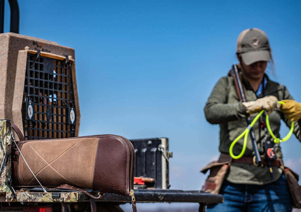Load image into Gallery viewer, White Wing Waxed Canvas Hunting Shotgun Case
