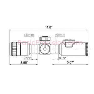 HOGSTER MPVO 2.3-18.4x25mm Ultra-Compact Tube-Style Thermal Scope