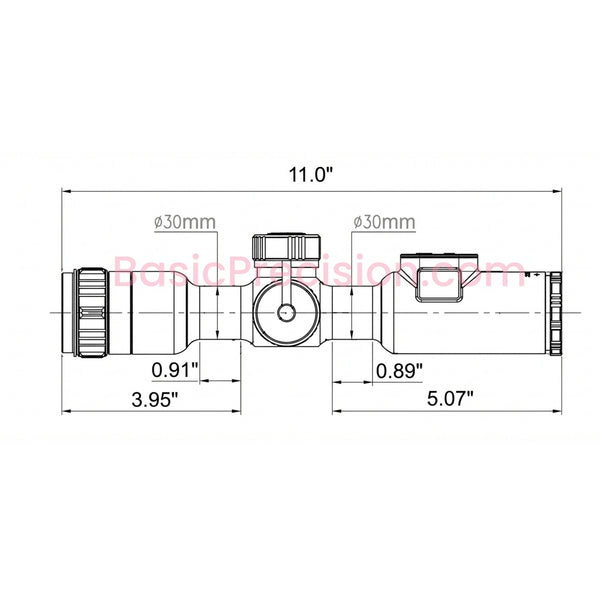 Load image into Gallery viewer, HOGSTER MPVO 2.3-18.4x25mm Ultra-Compact Tube-Style Thermal Scope
