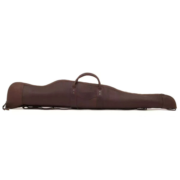 Load image into Gallery viewer, Premium Leather Scoped Hunting Rifle Case - Smoke Color - Right 
