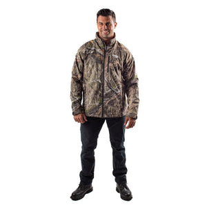 Sahara Men's Heated Hunting Jacket - Mossy Oak Camo