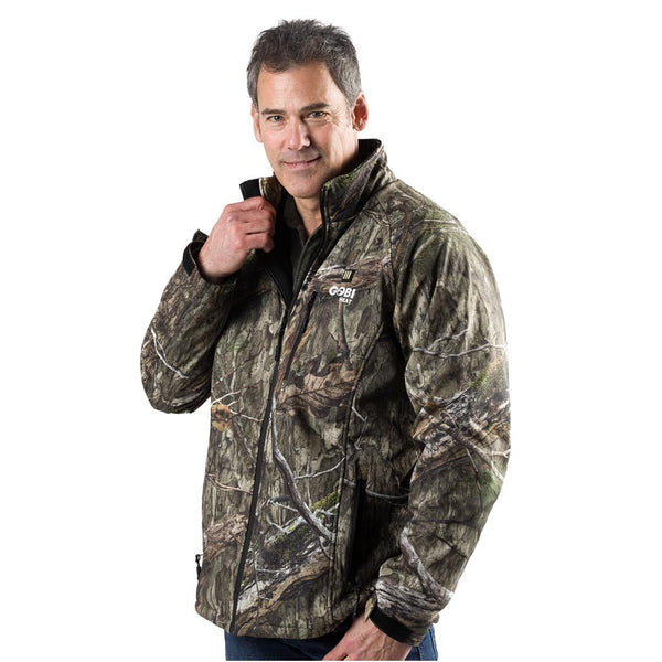 Load image into Gallery viewer, Sahara Men's Heated Hunting Jacket - Mossy Oak Camo
