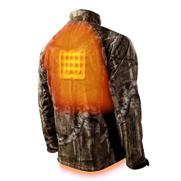 Load image into Gallery viewer, Sahara Men's Heated Hunting Jacket - Mossy Oak Camo
