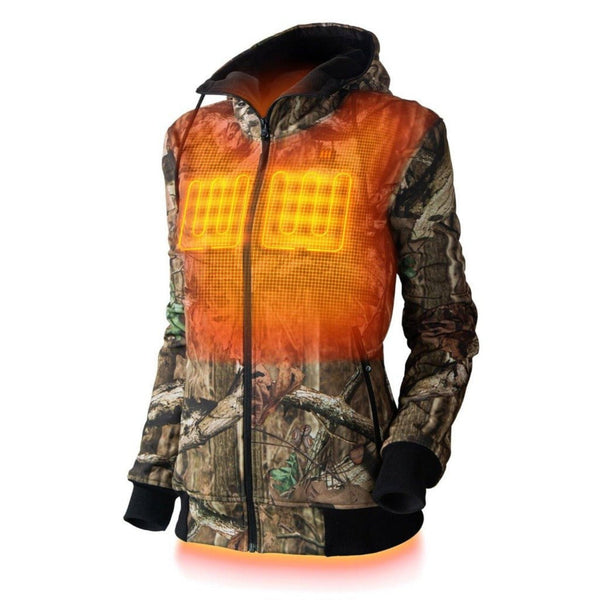 Load image into Gallery viewer, Shadow Women's Heated Hunting Hoodie - Available in Mossy Oak® and Real Tree®
