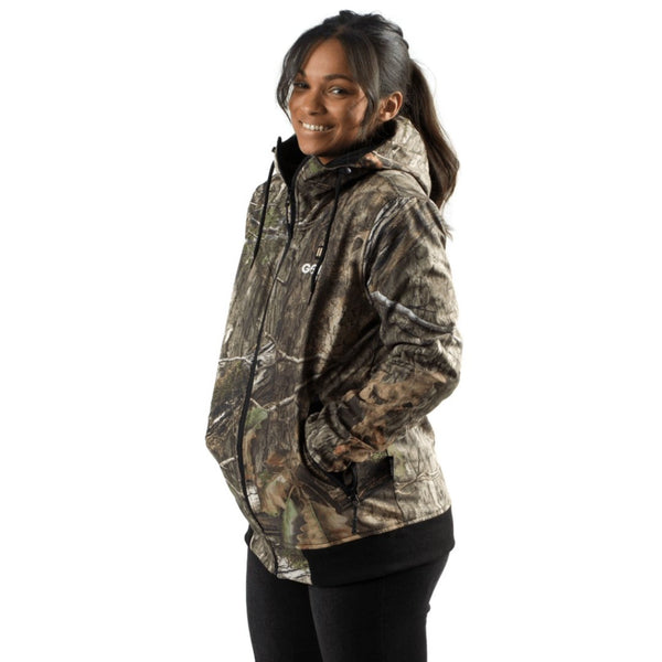 Load image into Gallery viewer, Shadow Women's Heated Hunting Hoodie - Available in Mossy Oak® and Real Tree®

