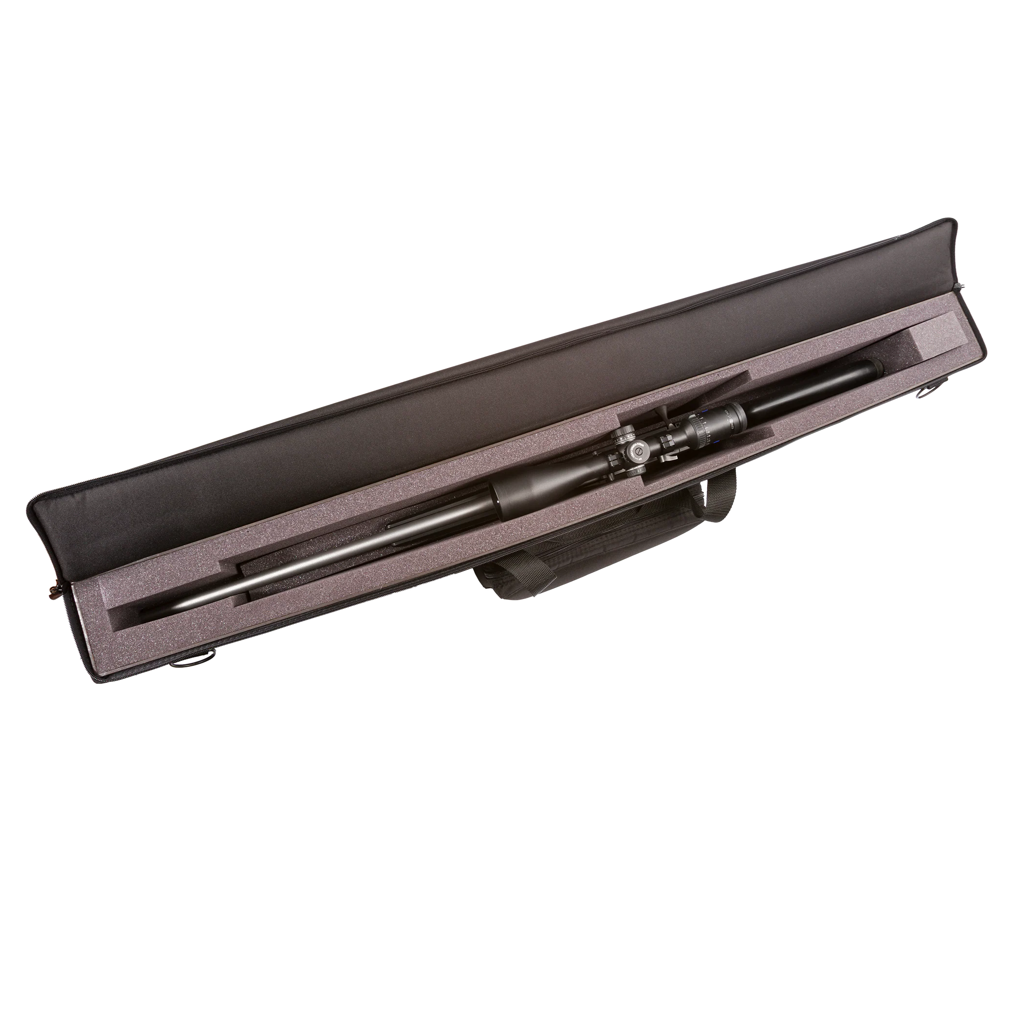 Hunt-Ready Top-Loader Scoped Rifle Or Shotgun Case – Basic Precision