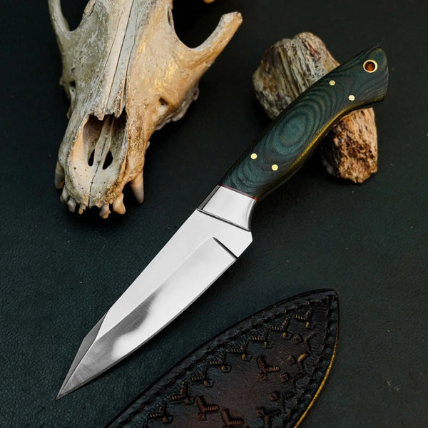 Load image into Gallery viewer, Blackridge D2 Skinner Knife – Full Tang Micarta Hunting Knife
