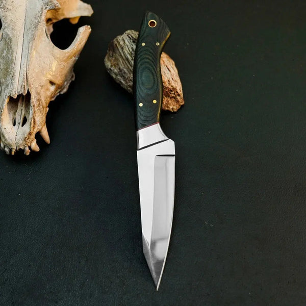 Load image into Gallery viewer, Blackridge D2 Skinner Knife – Full Tang Micarta Hunting Knife
