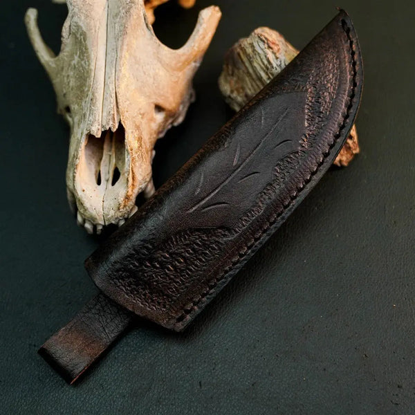 Load image into Gallery viewer, 8.7" Handmade Hunting Knife – Full Tang Stainless Steel Resin Handle

