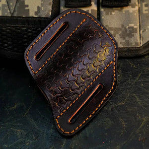 Handmade Damascus Folding Pocket Knife with Resin Handle