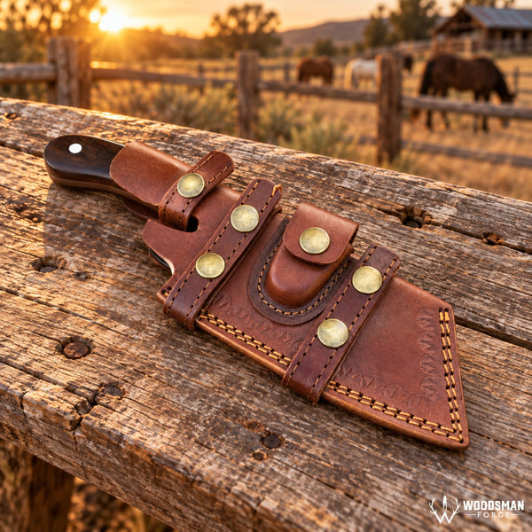 Load image into Gallery viewer, 512-Layer Damascus Cleaver Knife – Twistwood Forge™ Rosewood Handle
