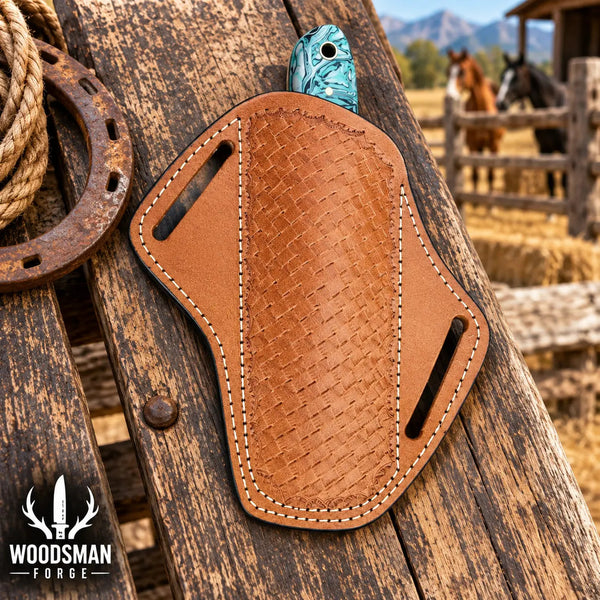 Load image into Gallery viewer, Dustfang Rasp Steel Cowboy Bull Cutter Knife – Resin Handle
