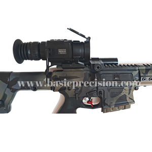 Bering Optics Hogster Thermal Scope and External Picatinny Powerbank On AR-platform Night Hunting Rifle