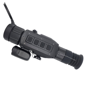 Super Yoter LRF Thermal Weapon Sight With Laser Rangefinder And Customizable Ballistic Reticles For Medium To Long-Range Night Hunting By Bering Optics