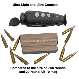 Bering Optics Phenom Thermal Spotter for Night Hunting Compared to .308 rounds and 20-round AR-10 Mag