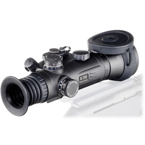 Side View of Bering Optics D-750 Elite Night Vision Sight On A Rifle. This NV Scope Is Suitable for Night Hunting, Nighttime Law Enforcement Operations, Tactical Engagements And Other Military Applications