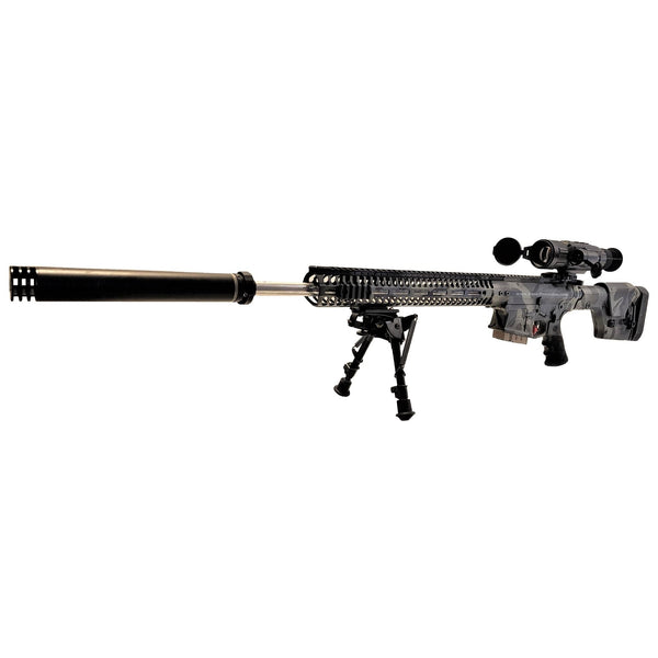 Load image into Gallery viewer, Night Hunting AR-10 Rifle With Bering Optics Super Yoter LRF Thermal Scope With Laser Rangefinder Installed On The Picatinny Rail

