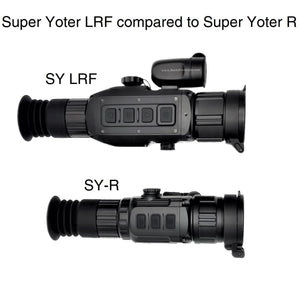 Bering Optics Super Yoter LRF Thermal Scope Shown Compared to Super Yoter R Thermal Weapon Sight 