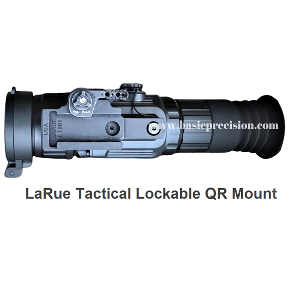 Load image into Gallery viewer, Bottom View of Bering Optics Super Yoter Thermal Scope with LaRue Tactical QD Picatinny Mount
