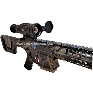 Bering Optics Super Yoter 50mm 640 x 480 pxl Thermal Scope Installed on AR-10 Rifle